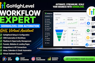 gohighlevel workflow expert gohighlevel crm automation ghl virtual assistant