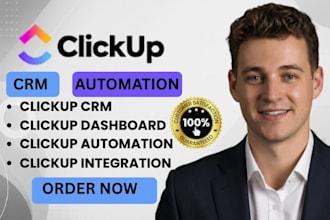 setup clickup workspace clickup crm clickup dashboard clickup task automation