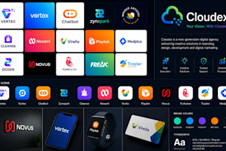design a logo for tech ai startup, saas branding, app icon, website favicon