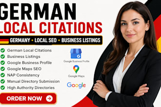 build german local citations and business listings for germany local SEO