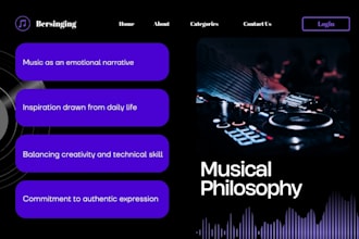 design bandzoogle music website for artists, boost artists music career