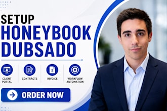 setup honeybook dubsado client portal contracts invoice workflow automation
