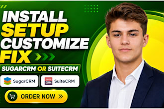 install setup customize and fix suitecrm sugarcrm or espocrm