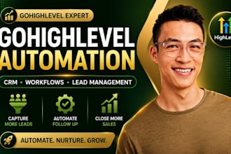 automate gohighlevel CRM workflows pipelines follow up and lead management