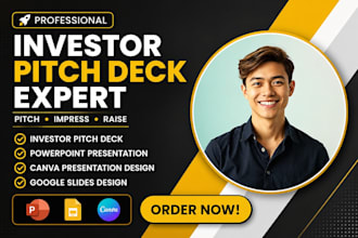 redesign your startup pitch deck into a professional investor presentation