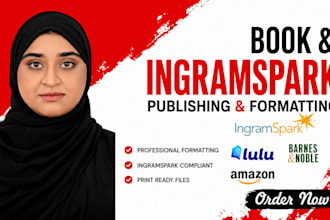 prepare your paperback, hardcover and cover for ingramspark publishing