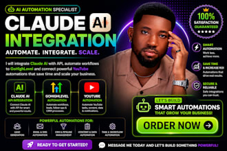 claude website, api integration, claude automation to ghl and youtube