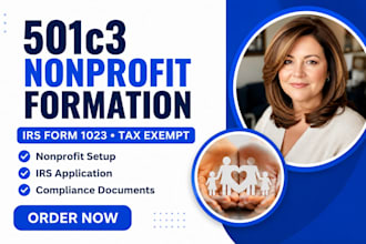 form your 501c3 nonprofit and file irs form 1023 for tax exempt approval