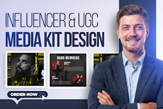 design ugc rate card and influencer pricing sheet for brand pitches and pitches