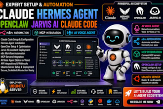 claude hermes agent openclaw jarvis ai claude code n8n mcp ai voice agent ubuntu