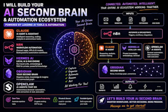 claude code agents ai second brain n8n hermes ai obsidian automation openclaw