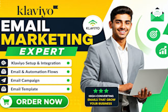 be your klaviyo email marketing expert for shopify email automation, email flows