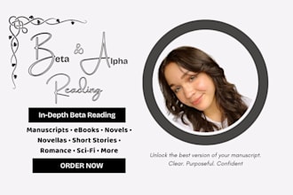 be your fantasy beta reader, alpha read romance, science fiction, cozy mystery