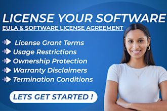 draft an eula or software license agreement for your app or software