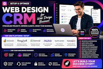 setup web design CRM dubsado honeybook bonsai plutio suitedash hubspot