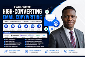 write email copy, email copywriting, email campaign marketing sales copywriting
