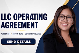prepare your llc operating agreement and formation documents