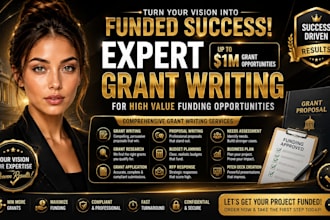 fix and optimize your government grant application for approval