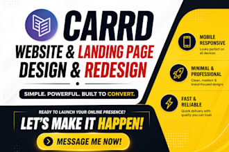 design carrd website, carrd landing page, redesign carrd website, carrd co