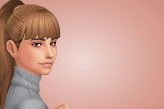 create a custom sim in the sims 4