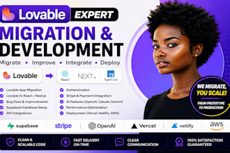 lovable expert migration, bug fixes, app development wordpress ghl lovable react
