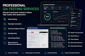 provide professional QA testing for your software product