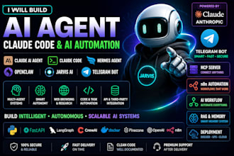 claude ai agent jarvis ai hermes agent claude code  openclaw telegram bot claude
