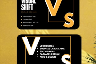 design luxury business cards with qr code for your company or business