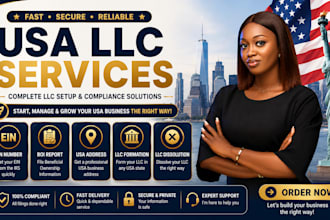 do us llc registration, ein, wyoming llc and usa business address setup