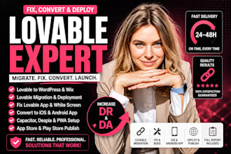 fix convert lovable to ios android app base44 to capacitor lovable to wordpress