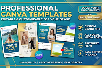 design canva template and social media design