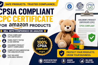 be your cpsia compliance and CPC certificate consultant