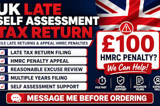 file your late self assessment UK tax return and appeal hmrc penalty