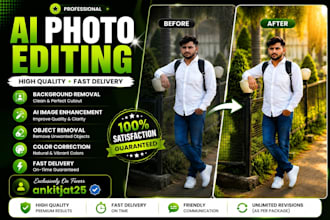 do ai photo editing, background removal and image enhancement