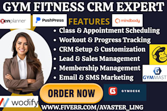 setup mindbody pushpress teamup mailchimp zapier gym ai zenplanner excercisecom