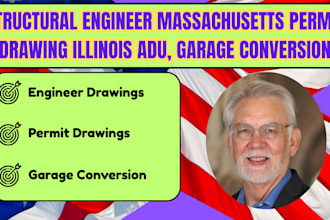 structural engineer massachusetts permit drawing illinois adu, garage conversion