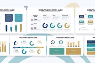 design business ppt executive summary slides, improve powerpoint template