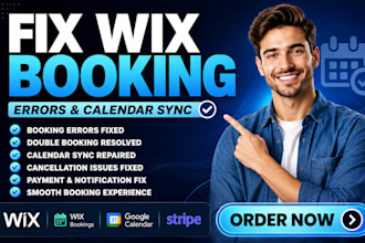 fix wix booking error not working  double booking calendar sync cancellation