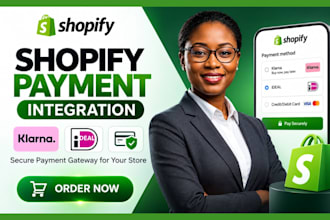 setup shopify pos, shopify payment, klarna, and ideal payment gateway