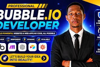 build bubble website, bubble ai apps, saas bubble mvp, bubble io developer