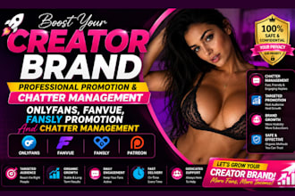 be your onlyfans fanvue fansly patron page promotion of chatter manager