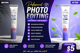do professional photo editing and photoshop retouching expert