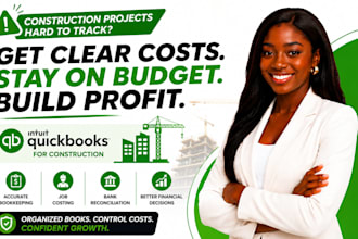 do quickbooks bookkeeping job costing bank reconciliation for construction