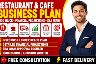 restaurant business plan cafe business plan food truck financial projections sba