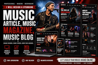 publish music article on music magazine, music blog, google news guest post