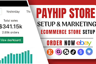 setup payhip store payhip website linktree payhip online digital product store