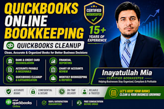 do accounting, bookkeeping, and quickbooks online cleanup