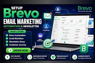 setup brevo email marketing email automation workflow email newsletter