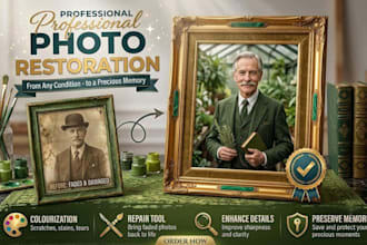 colorize old photos and restore black and white photos