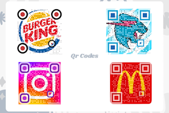 design a professional custom qr code with your logo